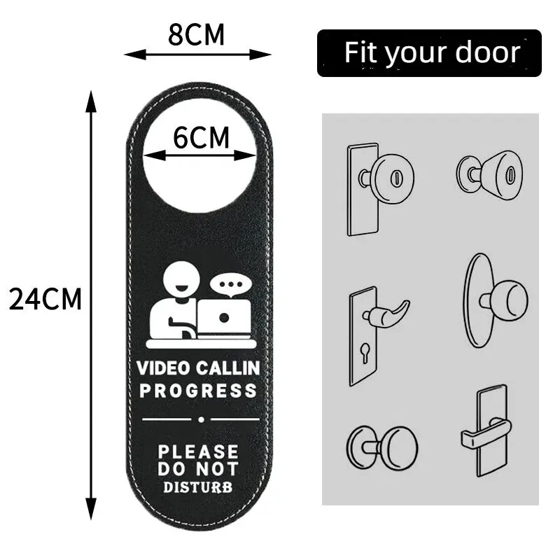 custom pu leather office privacy door sign - B2B direct from factory China