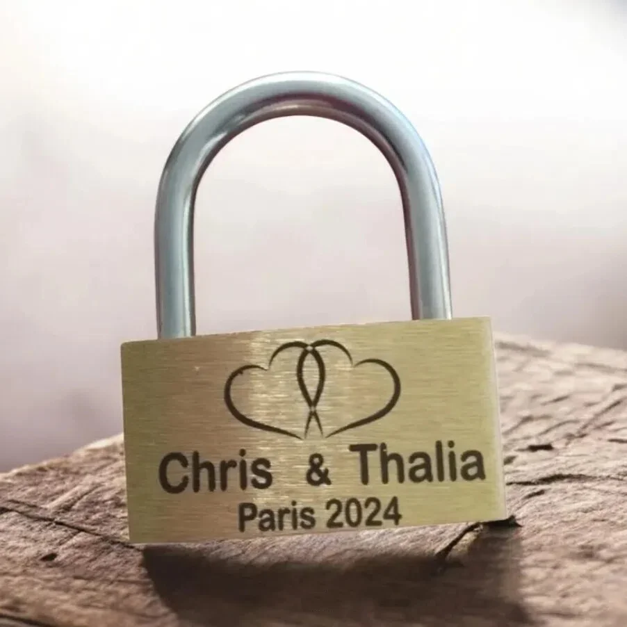 custom engraved heart love lock - B2B wholesale inquiry welcome